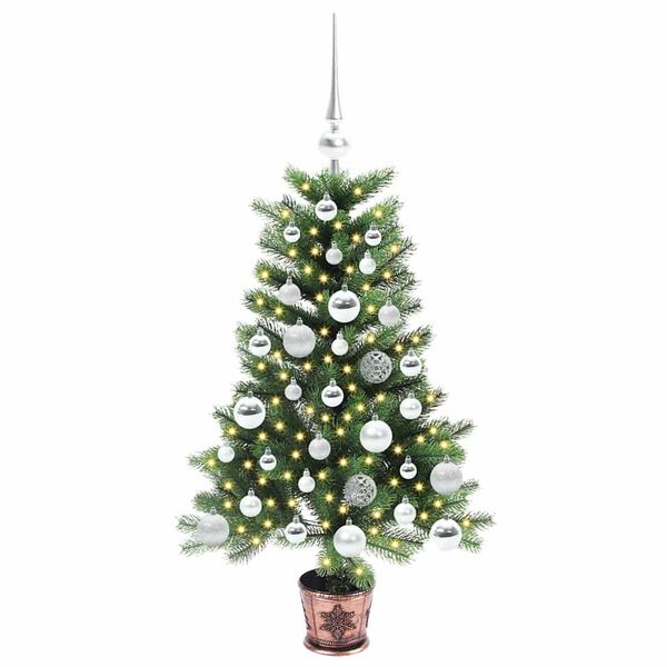vidaXL Christmas Tree with 150 LEDs with Stand Green 90 cm PE
