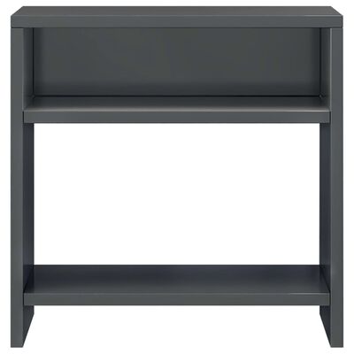 vidaXL Bedside Cabinets 2 pcs High Gloss Grey 40x30x40 cm Engineered Wood