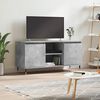 vidaXL TV Cabinet Concrete Grey 104x35x50 cm Engineered Wood