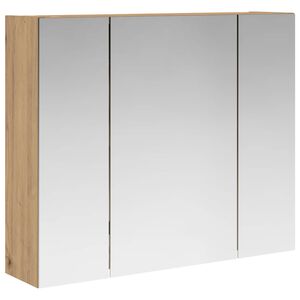 vidaXL Bathroom Mirror Cabinet Artisian Oak 60 x 14.5 x 50 cm