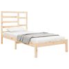 vidaXL Bed Frame without Mattress Solid Wood 75x190 cm Small Single Small Single
