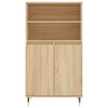 vidaXL Highboard Sonoma Oak 60x36x110 cm Engineered Wood