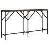 vidaXL Console Table Brown Oak 140x29x75 cm Engineered Wood