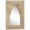 vidaXL Hand Painted Mirror 40x55 cm Solid Mango Wood