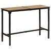vidaXL Bar Table 150x55x107 cm Solid Rough Wood Mango