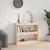 vidaXL Book Cabinet/Room Divider 80x30x71.5 cm Solid Wood Pine