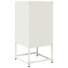 vidaXL Bedside Cabinet White 36x39x78 cm Cold-rolled Steel