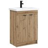 vidaXL Bathroom Furniture Set Artisan Oak 78.5 x 37.5 x 81 cm