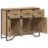 vidaXL Sideboard with Drawer Artisan Oak 97 x 32.5 x 74.5 cm