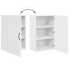 vidaXL Kitchen Cabinet Kalmar High Gloss White 50 x 31 x 80 cm