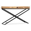 vidaXL Console Table Solid Mango Wood 130x40x80 cm