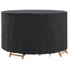 vidaXL Outdoor Furniture Cover Black 157 x 157 x 85 cm 600D fabric