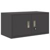 vidaXL Storage Cabinet Black 80 x 40 x 40 cm Steel
