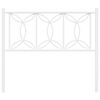 vidaXL Metal Replace Headboard White 107 cm
