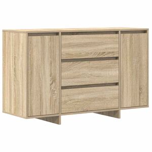 vidaXL Sideboard Sonoma Oak 120 x 41 x 75 cm Engineered Wood