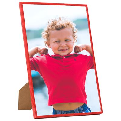vidaXL Photo Frames Collage 5 pcs for Wall or Table Red 21x29.7 cm MDF