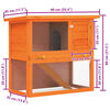 vidaXL Outdoor Rabbit Hutch Small Animal House Pet Cage 1 Door Wood