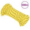 vidaXL Boat Rope Yellow 3 mm 500 m Polypropylene