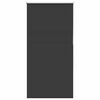 vidaXL Roller Blind Blackout Black 80x175 cm Fabric Width 75.7 cm Polyester