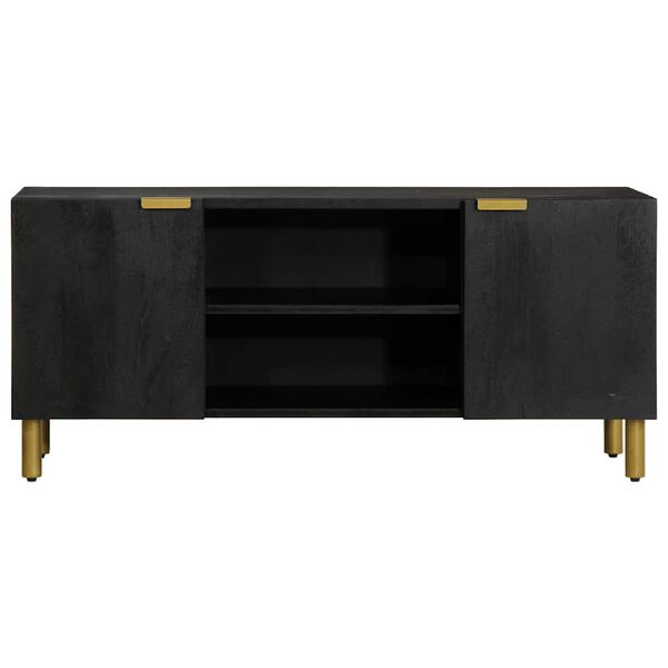 vidaXL TV Cabinet Black 105x33x46 cm Engineered Wood