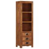 vidaXL Highboard with 3 Drawers 40x30x130 cm Solid Mango Wood
