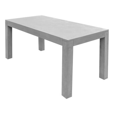 vidaXL Garden Table Grey 180x90x75 cm Concrete