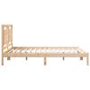 vidaXL Extra Long Bed Frame without Mattress 140x210 cm Solid Wood