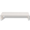 vidaXL Monitor Stand Engineered Wood 60x23.5x12 cm White