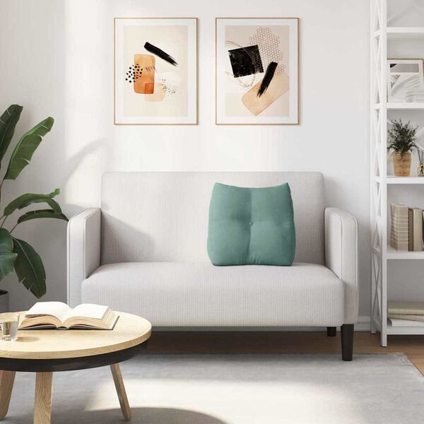 vidaXL Back Pillow Sea Green 45 x 24 x 50 cm Velvet