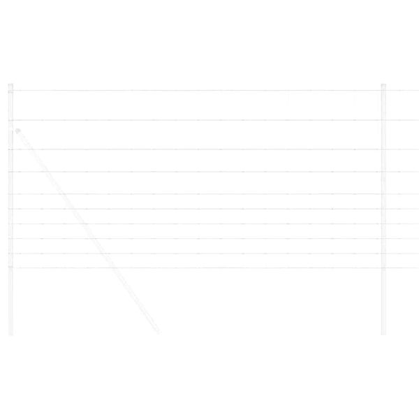 vidaXL Wild Fence Hot Dip Galvanized 1000 x 120 x 0.18 cm Iron
