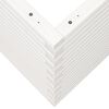 vidaXL Garden Planter White 80x80x68.5 cm Solid Wood Pine