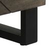vidaXL Sideboards 2 pcs Black 60x33x75 cm Solid Wood Mango
