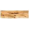 vidaXL Table Top 100x30x2,5 cm Live Edge Solid Wood Rough Mango
