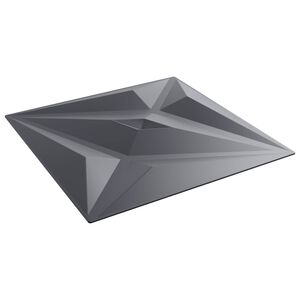 vidaXL Wall Panels 12 pcs 50 x 50 cm Star Grey XPS Foam