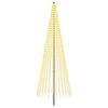 vidaXL LED Christmas Tree 385 cm 1148 LEDs Warm White Steel Black