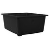 vidaXL Kitchen Sink Black 38 x 44 x 20 cm Granite