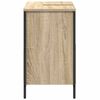 vidaXL Bathroom Basin Cabinet with Drawers Sonoma Oak 60x34.5x60 cm