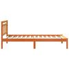 vidaXL Bed Frame Brown 75 x 190 cm Solid Pine Wood