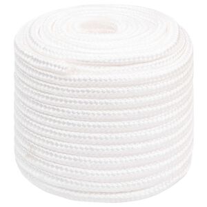 vidaXL Multipurpose Utility Rope 18 mm 25 m White PP 1995 kg Max Load