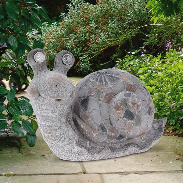 ProGarden Snail with Solar Light Decoration MGO