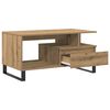 vidaXL Coffee Table Artisan Oak 90x49x45 cm Engineered Wood