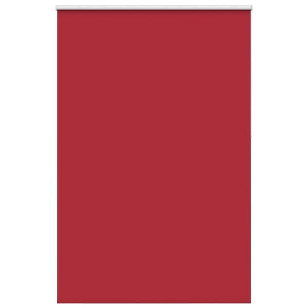 vidaXL Roller Blind Blackout Red 160x210 cm Fabric Width 156.6 cm Polyester