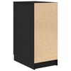 vidaXL Office Cabinet Black Oak 33 x 50 x 75 cm Engineered Wood