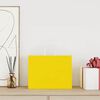 vidaXL Paper Bags 250 pcs with Handles Yellow 32x17x25 cm
