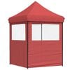 vidaXL Party Tent Folding Burgundy 200 x 200 x 306 cm Oxford Fabric