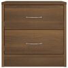 vidaXL Bedside Cabinets 2 pcs Brown Oak 40x30x40 cm Engineered Wood