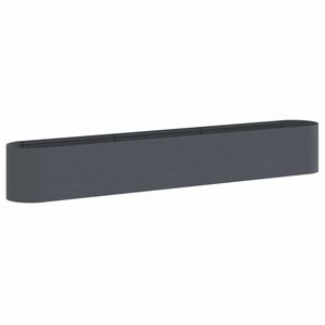 vidaXL Raised Garden Bed Anthracite 280 x 40x 40 cm