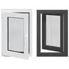 vidaXL Tilt & Turn Basement Window RISOR 60 x 100 cm PVC and Glass