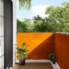 vidaXL Balcony Screen Orange 120x800 cm 100% Polyester Oxford