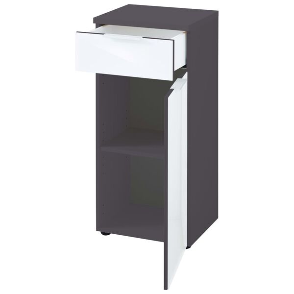 Germania Bathroom Base Cabinet GW-Pescara Graphite White